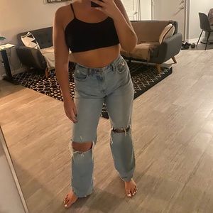 Abercombie curve love ultra high rise 90s relaxed jeans